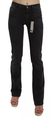 Dolce & Gabbana Black Slim Fit Cotton Jeans D&G Pants - W25 - Jeans