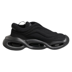 Dolce & Gabbana Čierne šmýkľové tenisky s vlnou Wave
