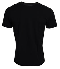 Dolce & Gabbana Black Sneak Peek Cotton Short Sleeve T-shirt - IT46 | S - T-Shirts