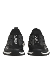 Dolce & Gabbana Black SORRENTO Sport Stretch Sneakers Shoes - Sneakers