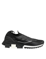 Dolce & Gabbana Black SORRENTO Sport Stretch Sneakers Shoes - Sneakers