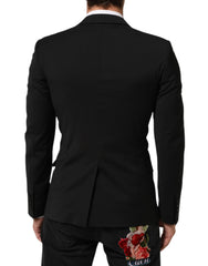 Dolce & Gabbana Black STAFF 2 Buttons Suit Jacket Blazer - IT44 | XS - Sport Jackets