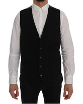Dolce & Gabbana Black STAFF Cotton Rayon Vest - IT50 | L - Vests