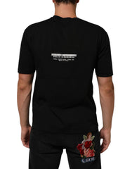Dolce & Gabbana Musta Neulepaitapusero Miehille - IT46 | S