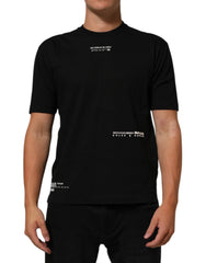 Dolce & Gabbana Musta Neulepaitapusero Miehille - IT46 | S
