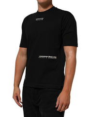 Dolce & Gabbana Musta Neulepaitapusero Miehille - IT46 | S