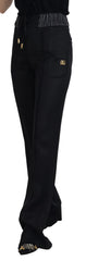 Dolce & Gabbana Black Straight Fit Cotton Pants - IT38|XS - Trousers