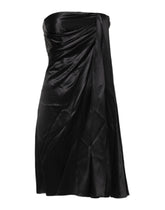 Dolce & Gabbana Black Strapless Sheath A-line Mini Dress - IT38 | XS - Dresses