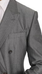 Dolce & Gabbana Black Stretch Crystal Bee Slim Fit Suit - IT48 | M - Pant Suits