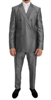 Dolce & Gabbana Black Stretch Crystal Bee Slim Fit Suit - IT48 | M - Pant Suits