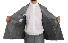 Dolce & Gabbana Black Stretch Crystal Bee Slim Fit Suit - IT48 | M - Pant Suits