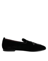 Dolce & Gabbana Black Suede Cross Slip On Loafers Dress Shoes - Flats