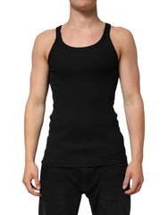 Dolce & Gabbana Black Tank Sleeveless Underwear Men T-shirt - IT50 | L - Tank Tops