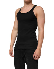 Dolce & Gabbana Black Tank Sleeveless Underwear Men T-shirt - IT50 | L - Tank Tops