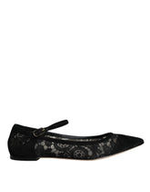 Dolce & Gabbana Black Taormina Lace Bellucci Flats Shoes - EU36/US5.5 - Flats