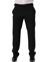 Dolce & Gabbana Black Tapered Leg Men Dress Trouser Pants - IT48 | M