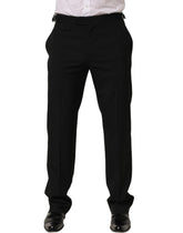 Dolce & Gabbana Black Tapered Leg Men Dress Trouser Pants - IT48 | M