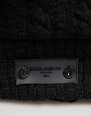 Dolce & Gabbana Μαύρη Τσάντα Σακίδιο από Μίγμα Τρικό Βούλες για Ταξίδια
