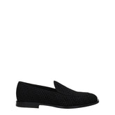 Dolce & Gabbana Mocassins de Veludo Preto