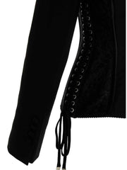 Dolce & Gabbana Black Virgin Wool Blazer