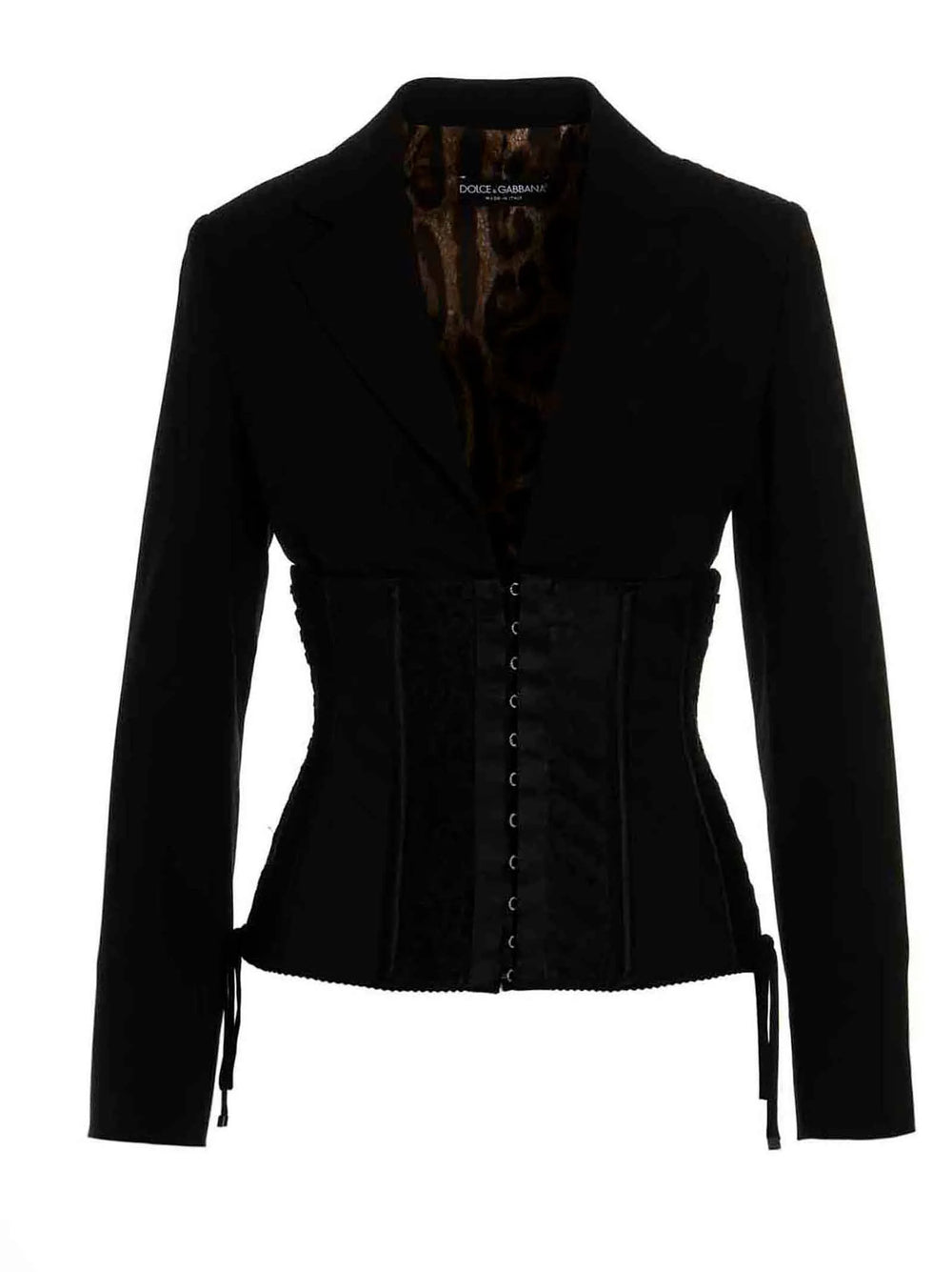 Dolce & Gabbana Black Virgin Wool Blazer