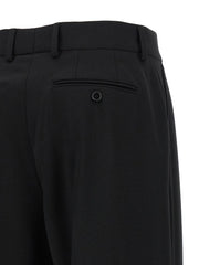 Dolce & Gabbana Black Virgin Wool Casual Pants