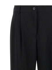 Dolce & Gabbana Black Virgin Wool Casual Pants