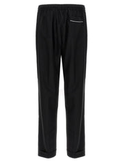 Dolce & Gabbana Black Virgin Wool Casual Pants - XXL