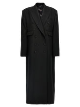 Dolce & Gabbana Black Virgin Wool Coat - IT38
