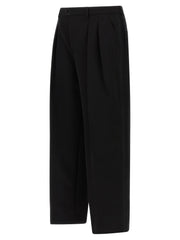 Dolce & Gabbana Black Virgin Wool Dress Pants