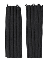 Dolce & Gabbana Black Virgin Wool Knitted Fingerless Gloves - Gloves & Mittens