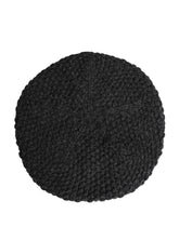 Dolce & Gabbana Black Virgin Wool Knitted Winter Beret Hat - Beanies