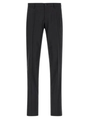 Dolce & Gabbana Black Virgin Wool Two-Piece Suit