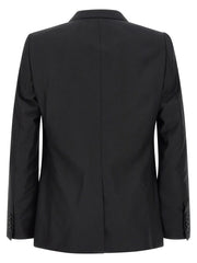 Dolce & Gabbana Black Virgin Wool Two-Piece Suit