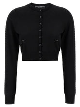 Dolce & Gabbana Black Viscose Cardigan - IT46