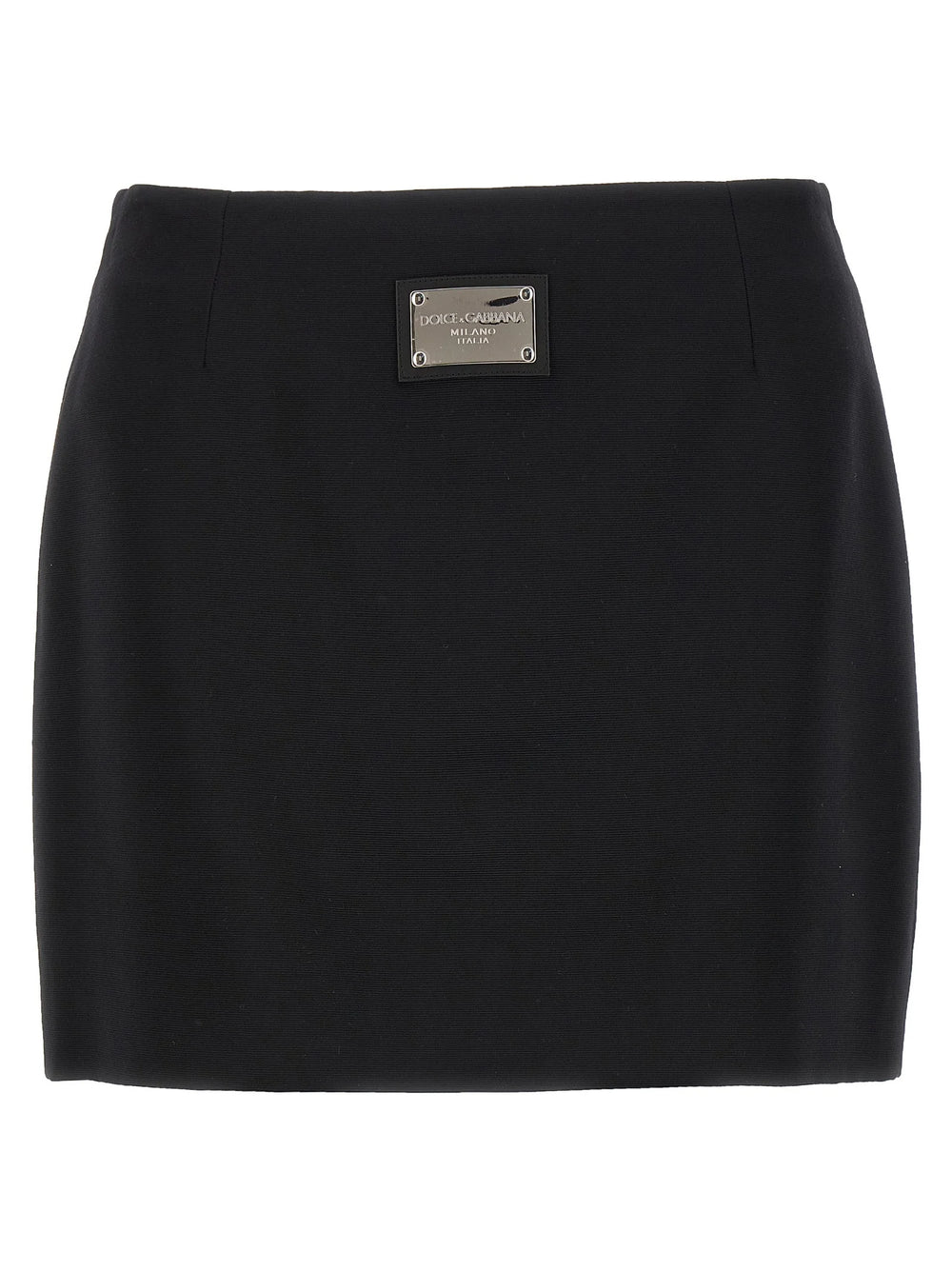 Dolce & Gabbana Black Viscose Long Skirt - IT40