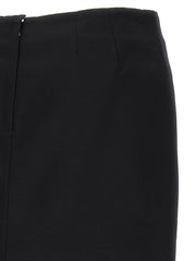 Dolce & Gabbana Black Viscose Long Skirt - IT40