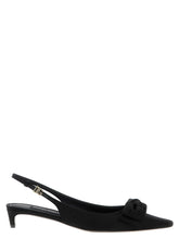 Dolce & Gabbana Black Viscose Mid Heel Pumps