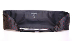 Dolce & Gabbana Black Waist Tuxedo Smoking Belt Cummerbund - Suspenders