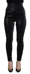 Dolce & Gabbana Black Washed Cotton Skinny Denim Jeans - IT36|XXS - Jeans