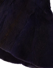 Dolce & Gabbana Black Weasel Fur Whole Head Wrap Hat - 57 cm|S - Hats