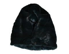 Dolce & Gabbana Black Weasel Fur Womens Beanie Hat - Beanies