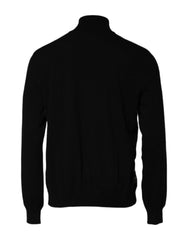 Dolce & Gabbana Black White Bandana Print Full Zip Sweater - IT54 | XL - Sweaters