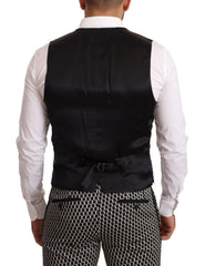 Dolce & Gabbana Black White Check 3 Piece Set MARTINI Suit - IT48 | M - Suits