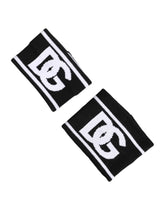 Dolce & Gabbana Black White DG Logo Cotton 1 Pair One Wristband