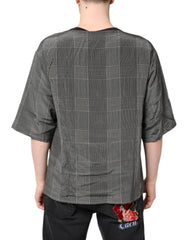 Dolce & Gabbana Black White Graphic Print Short Sleeve T-shirt - IT46 | S - T-Shirts