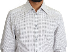 Dolce & Gabbana Black White Polka Dots Dress Shirt - IT39 | S - Shirts