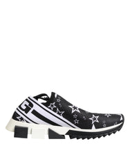 Dolce & Gabbana Black White Sorrento Low Top Sneakers Shoes - EU39/US6 - Sneakers