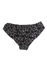 Dolce & Gabbana Black White Star Print Cotton Slip Panty Underwear - IT3 | M - Briefs