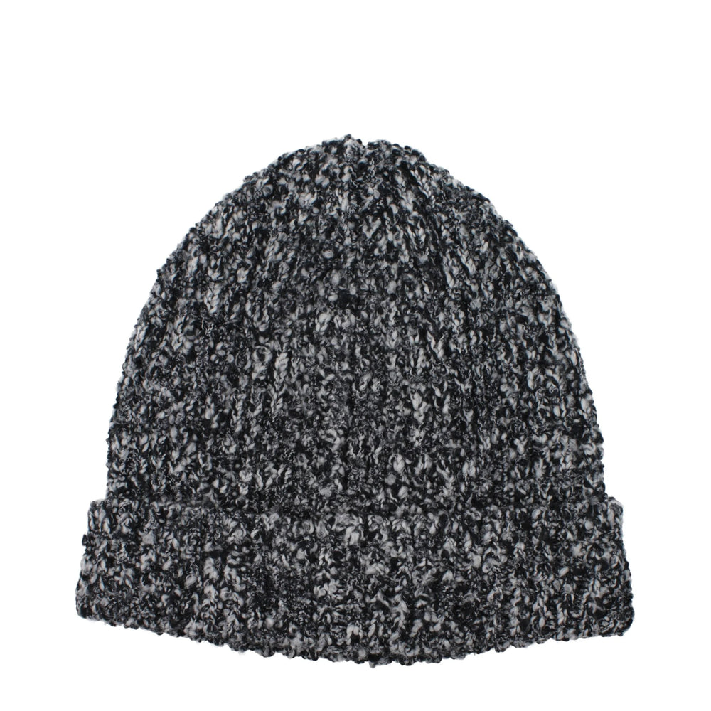 Dolce & Gabbana Black Wool Beanie - UNI
